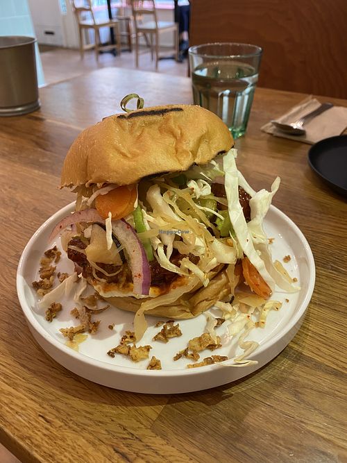 Korean chicken sandwich  at Serenity Now in Glasgow