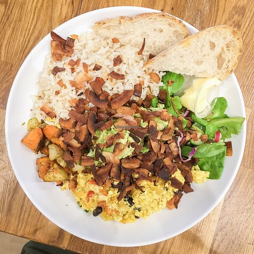 southwestern scramble at Serenity Now in Glasgow