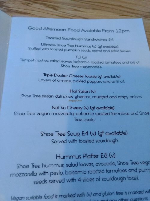 lunch at Shoe Tree Cafe in Newcastle Upon Tyne