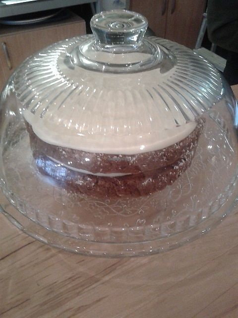 Carrot cake at Shoe Tree Cafe in Newcastle Upon Tyne