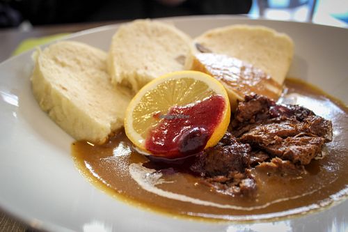 "svickova" - czech speciality at Forrest Bistro in Prague
