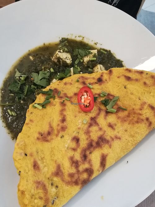 Palak paneer at Forrest Bistro in Prague