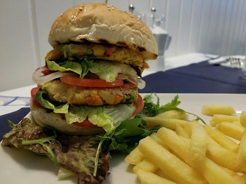 Vegan Burger at Hav Senso by Captain Spriss in Gozo