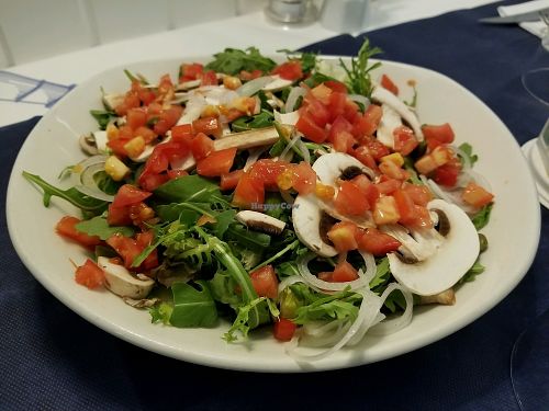 veg salad at Hav Senso by Captain Spriss in Gozo