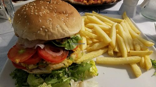 the vegan burger at Hav Senso by Captain Spriss in Gozo
