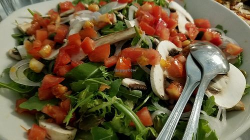 salad made vegan at Hav Senso by Captain Spriss in Gozo