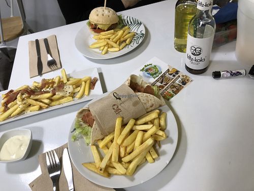 Burger and Kebap  at Vegan Bombon in Alicante