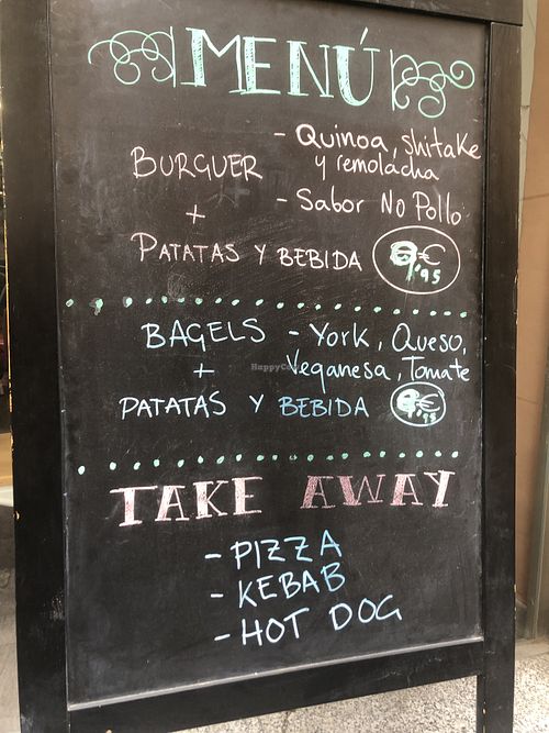 Daily menu   at Vegan Bombon in Alicante