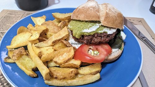 Beyond burger at Vegan Bombon in Alicante