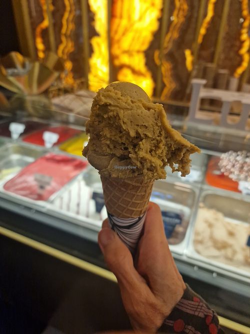 Vegan pistachio at Luculus Ice Saloon in Bratislava