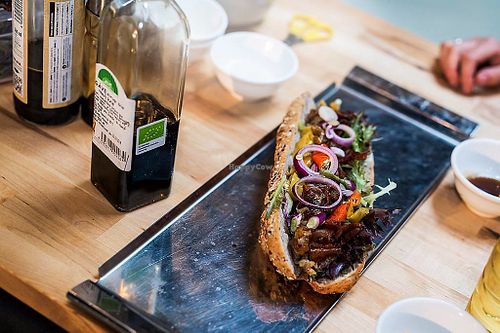 hot dog at Veganske hody Slovensko  in Bratislava