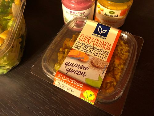 Quinoa salad at FRA - tegut - T1 in Frankfurt