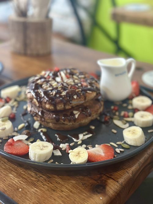 Apple and Cinnamon pancakes (much bigger in real life!)  at 108 Paradise Cafe - Maybe closed in North Sydney
