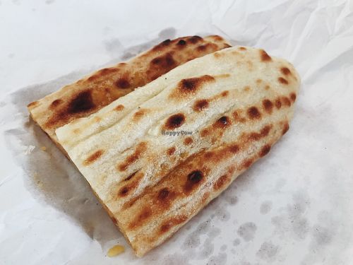 Pide stuffed with potato  at Azra Börek in Istanbul