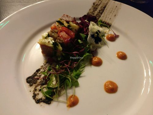 Mediterranean vegetable terrine at Ye Olde Mustard Pot in Sheffield