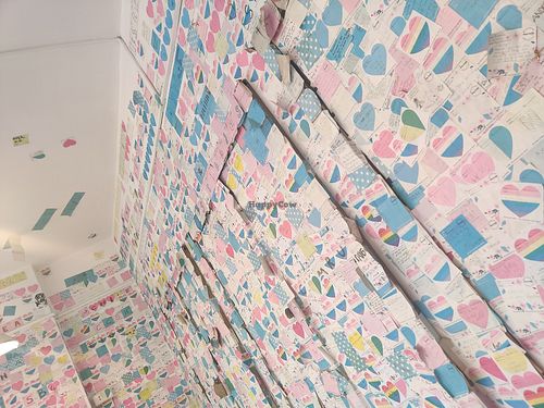 Notes are fading over time at The Note Coffee in Hoi An