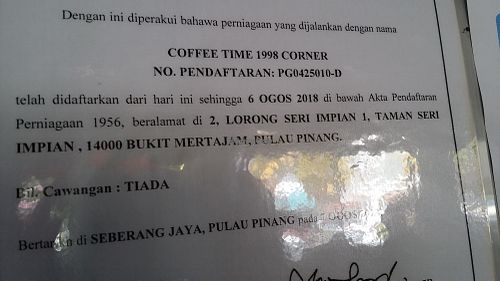 Address at Da Li Vege Rice - Food Stall in Bukit Mertajam