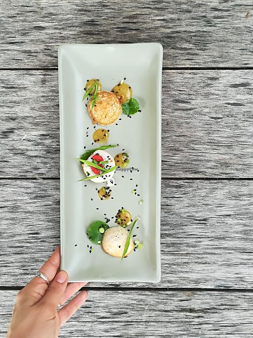 Desserts made during the asian treats workshop at Blue Lotus Hua Hin in Pak Nam Pran