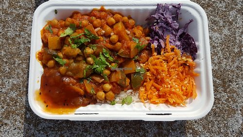 Chickpea curry at Master Foody Moody's in Margate