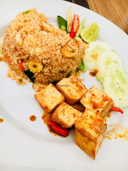 Tom yum fried rice at BKK - Silom Village Restaurant - F in Bangkok