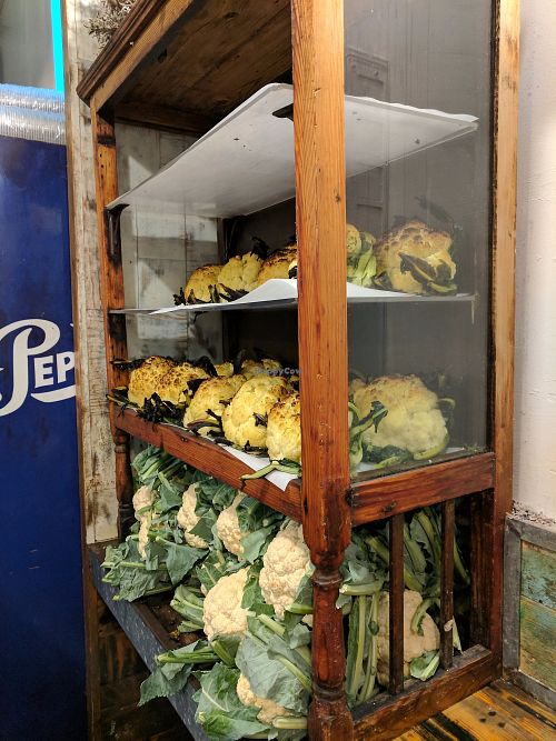 Whole cauliflower- miznon's signature dish at Miznon - Ibn Gabirol in Tel Aviv