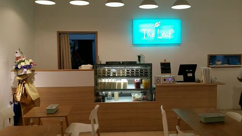 counter at The Leaf - Bayan Baru in Penang