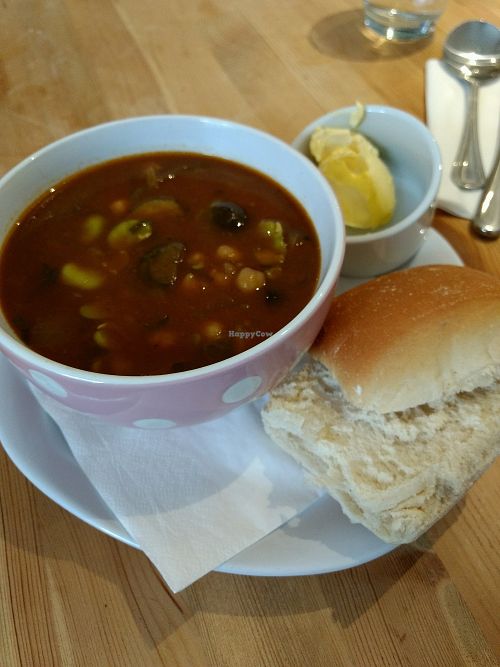 mushroom stew at Roots in Edinburgh