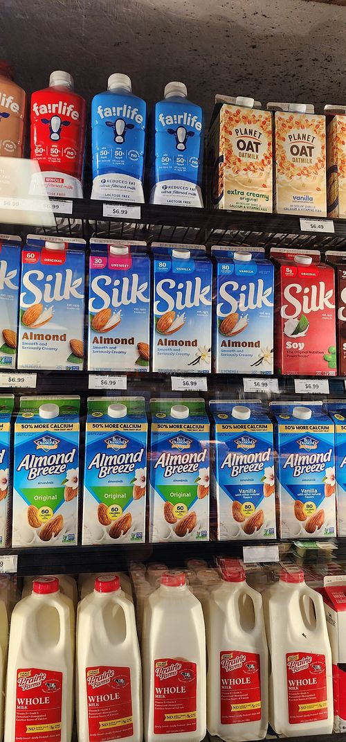 Milks June 2023 at Doud's Market in Mackinac Island