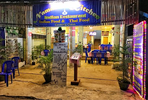 Street view at Namaaste Kitchen in Nyaungshwe