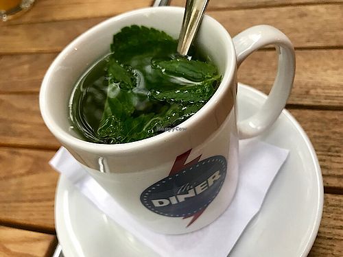 fresh mint tea at The Diner - Covent Garden in London