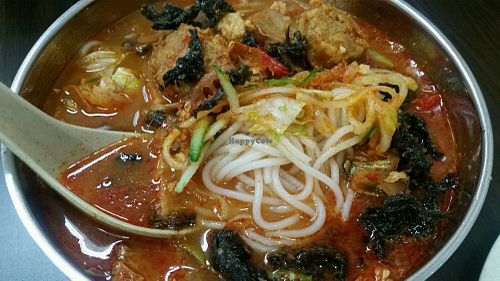 assam laksa  at Yi Xin Vegetarian 一心素食 in Central Singapore