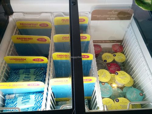 vegan ice creams at The Living Room in Devonport