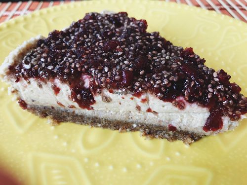 Vegan Cheesecake at Capella in Izmir