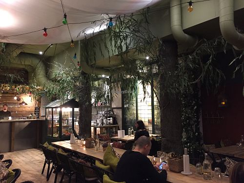 Inside at Fröjdas in Stockholm