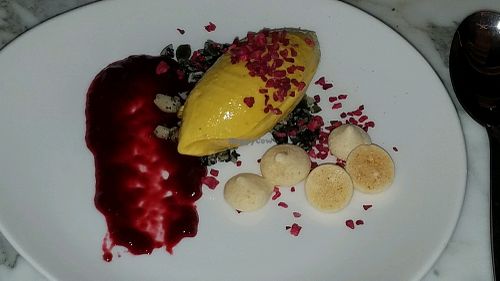 cheesecake at Wulf & Lamb Chelsea in London