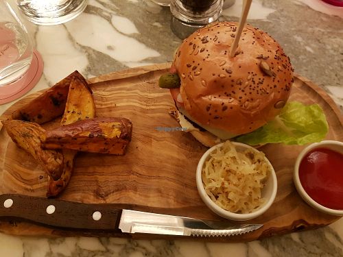 Wulf Burger  at Wulf & Lamb Chelsea in London