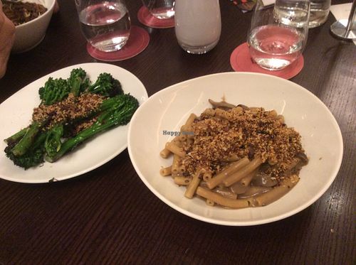 The truffle pasta and broccoli dishes are lovely at Wulf & Lamb Chelsea in London