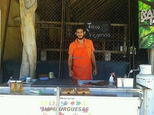 The stall at The Vegan Grove in Tulum