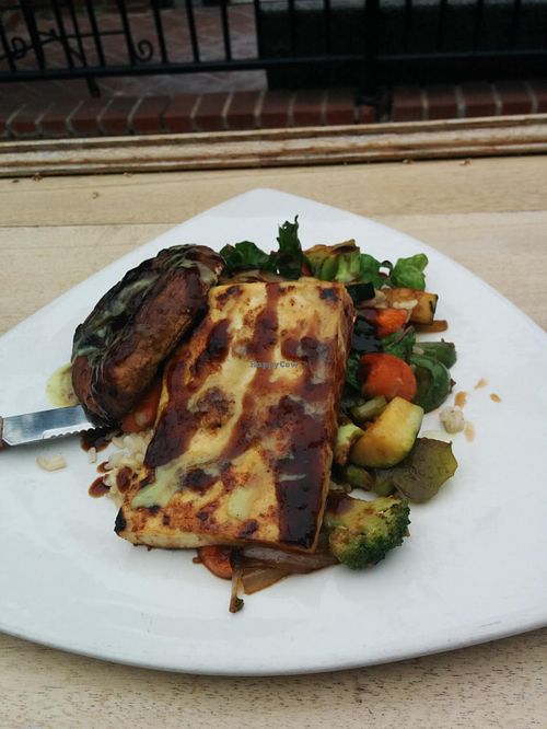 vegan surf and turf at Hill Street Cafe and Coffee House in Oceanside