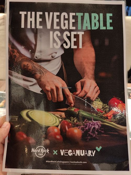 Veganuary 2024 menu at Hard Rock Cafe - Orchard in Central Singapore