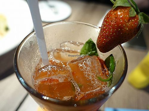 strawberry basil lemonade at Hard Rock Cafe - Orchard in Central Singapore