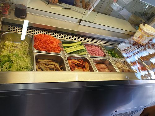 Vegan banh mi fillings at La Panella in Preston