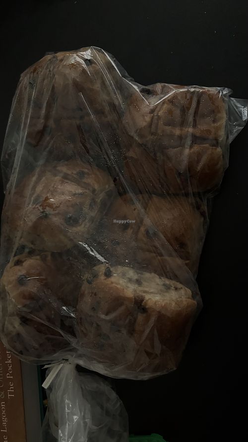 Hot buns - chocolate chip  at La Panella in Preston