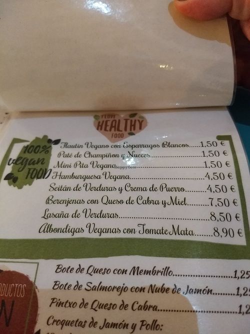 (Almost) Vegan menu at Vintich in Ubeda
