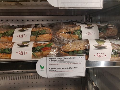  at Pret A Manger - Gare de Lyon in Paris