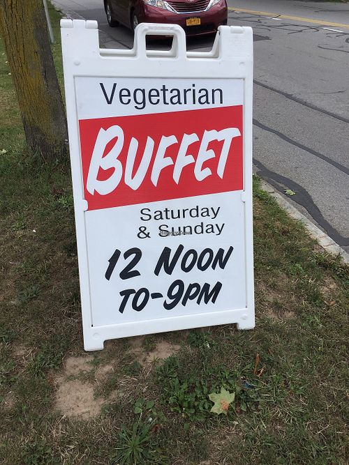 The buffet is always vegan! at Addis Ababa in Rochester