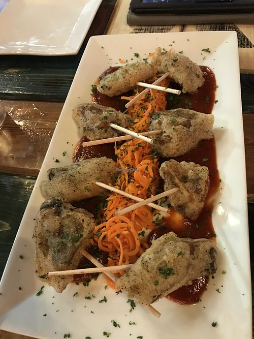 Vegan Wings  at Brixens in Albuquerque