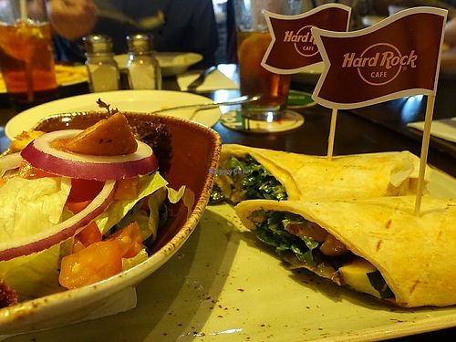 Grilled Ratatouille wrap  at Hard Rock Cafe - Sentosa in Central Singapore