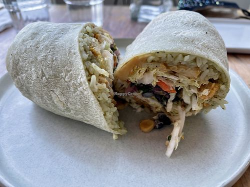 Cauliflower burrito at Taps & Tacos in Port Moody