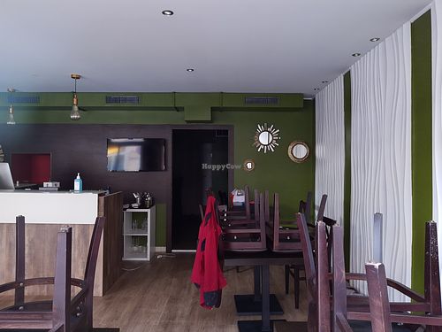 Interior (when closed) at Falaque in Nyon